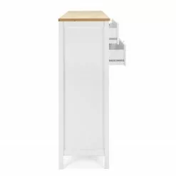 Ridgevalley Sideboard Bombita II - Weiß / Eiche Artisan Dekor -Büromöbel Verkäufe 1000310614 211118 060556000143 DETAILS P000000001000310614