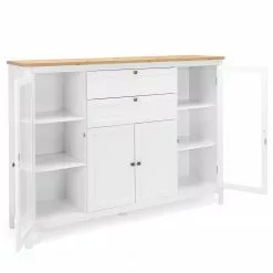 Ridgevalley Sideboard Bombita II - Weiß / Eiche Artisan Dekor -Büromöbel Verkäufe 1000310614 211118 06055600077 DETAILS P000000001000310614