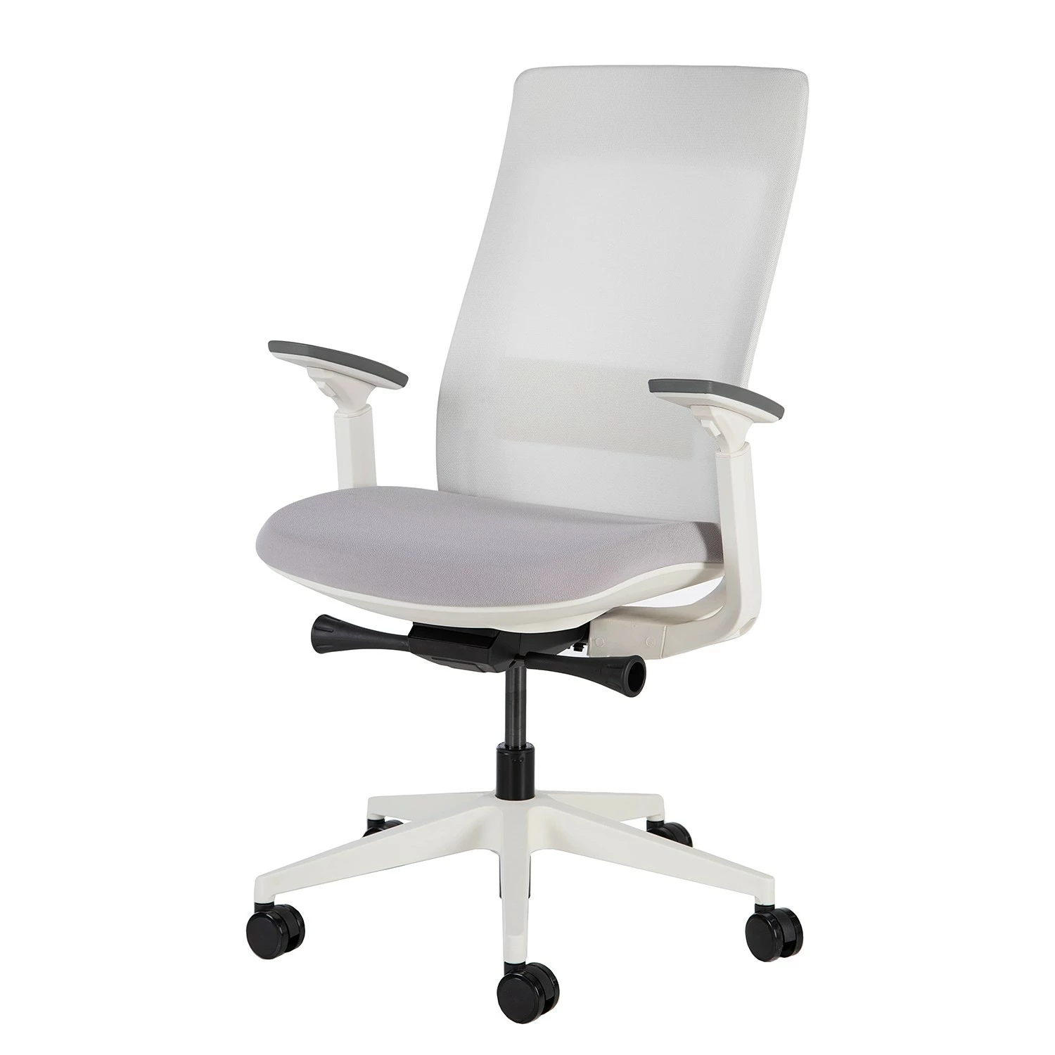 Fredriks Bürostuhl Ross - Hellgrau / Weiß 3 Fredriks Bürostuhl Ross - Hellgrau / Weiß