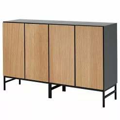 Now! by hülsta Sideboard now to go colour II - Natureiche / Diamantgrau