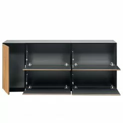 Now! by hülsta Sideboard now to go colour IV - Natureiche / Diamantgrau -Büromöbel Verkäufe 1000311267 211201 14485500294 DETAILS P000000001000311267