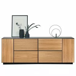Now! by hülsta Sideboard now to go colour V - Natureiche / Diamantgrau -Büromöbel Verkäufe 1000311273 211201 14485800329 DETAILS P000000001000311273