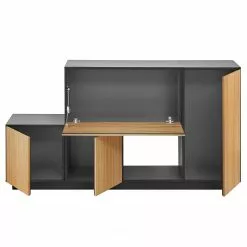 Now! by hülsta Sideboard now to go colour I - Natureiche / Diamantgrau -Büromöbel Verkäufe 1000311297 211201 14490600555 DETAILS P000000001000311297