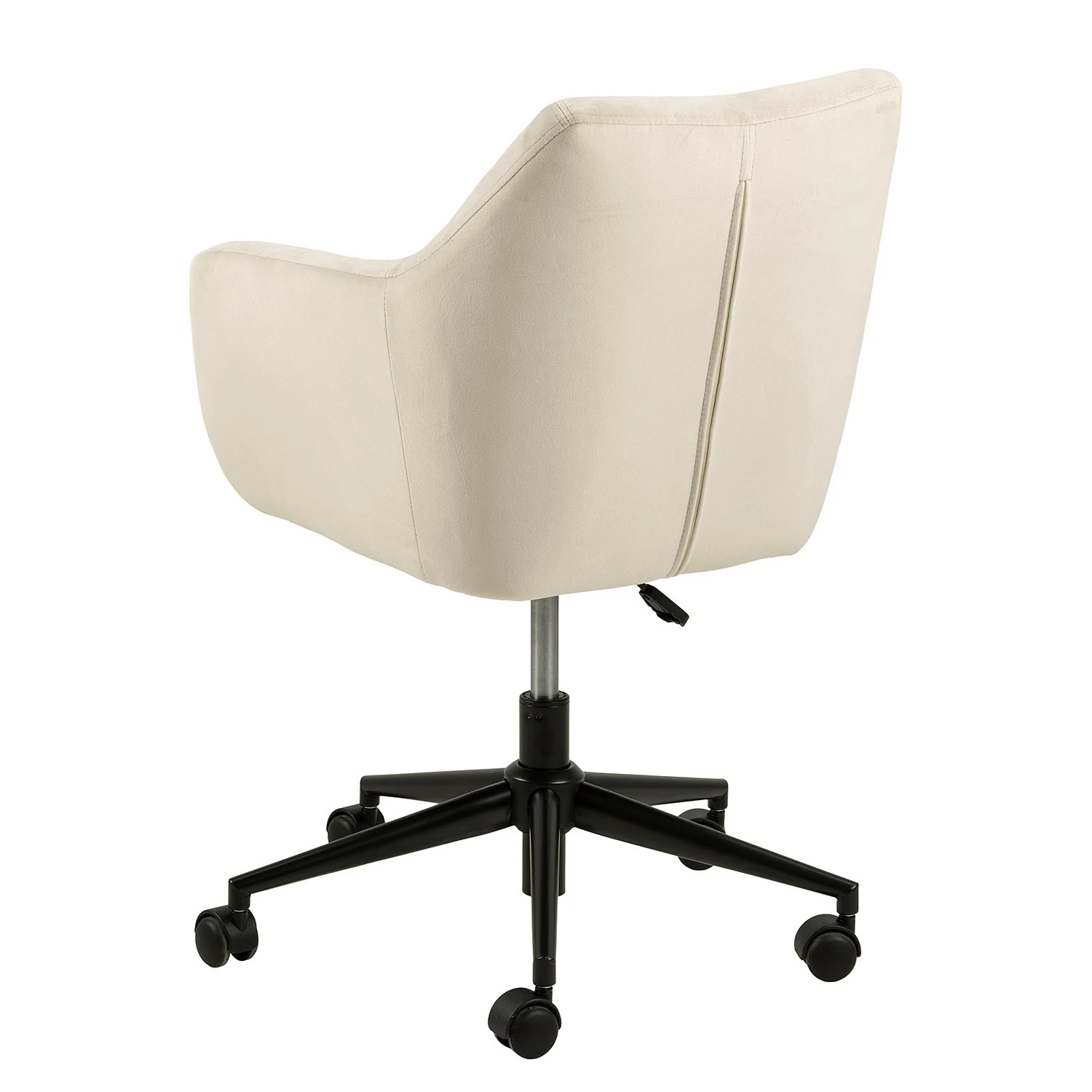 Mørteens Bürodrehstuhl Nicholas III - Samt / Metall - Creme 7 Mørteens Bürodrehstuhl Nicholas III - Samt / Metall - Creme – Bild 5