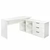 Fredriks Eckschreibtisch Lenora - Weiß / Silber -Büromöbel Verkäufe 1000313572 211202 152613000014 IMAGE P000000001000313572
