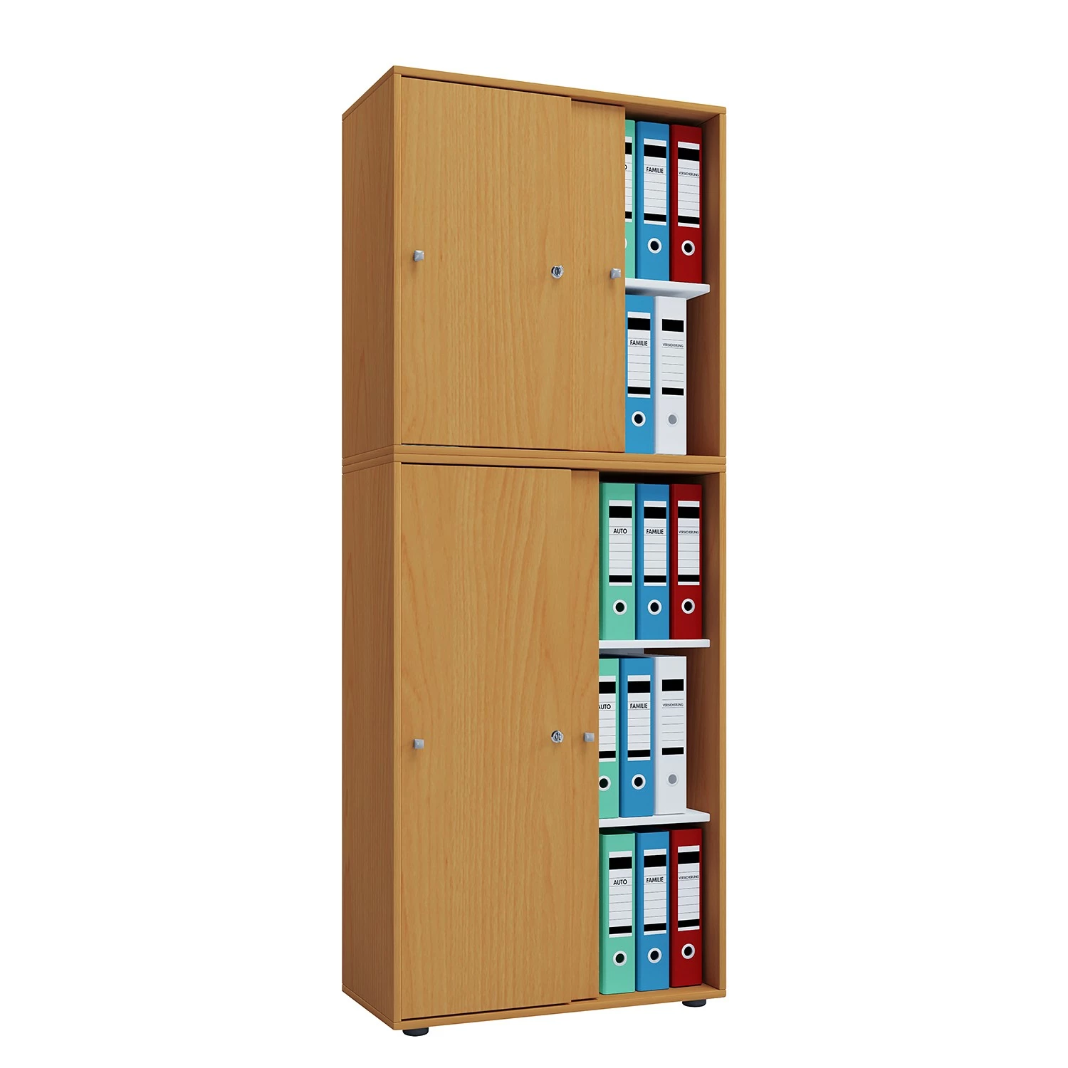 VCM Büroschrank Lona XXL - Buche Dekor 3 VCM Büroschrank Lona XXL - Buche Dekor