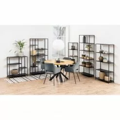 Norrwood Regal Cascavel V - Metall - Schwarz -Büromöbel Verkäufe 1000315187 211214 11593600049 MOOD DETAILS P000000001000315187 mood