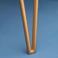 Schreibtisch Lennard I - Mango massiv / Eisen - Mango / Messing -Büromöbel Verkäufe 1000315298 211214 16251100163 DETAILS P000000001000315298