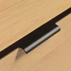 Loftscape Sideboard Limoges - Echtholzfurnier / Metall - Eiche / Schwarz -Büromöbel Verkäufe 1000319435 220107 101929000129 DETAILS P000000001000319435