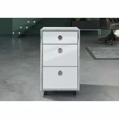 Trendteam Rollcontainer Infinity - Hochglanz Weiß / Chrom -Büromöbel Verkäufe 1000325231 220118 14275900034 MOOD DETAILS P000000001000325231 mood