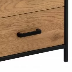 Red Living Regal Coogee XIII - Wildeiche Dekor / Schwarz -Büromöbel Verkäufe 1000325233 220118 14022400166 DETAILS P000000001000325233