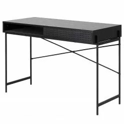 Red Living Schreibtisch Crandon - Schwarz