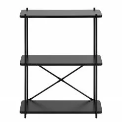 Red Living Regal Visby - Schwarz -Büromöbel Verkäufe 1000329350 220223 030 DETAILS P000000001000329350