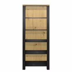 Red Living Regal Zagora - Asteiche Dekor / Schwarz -Büromöbel Verkäufe 1000329408 220203 154841000030 DETAILS P000000001000329408