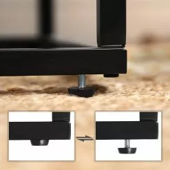 Red Living Laptoptisch Buxy - Eiche Rustikal Dekor / Schwarz -Büromöbel Verkäufe 1000330250 220204 13344200050 DETAILS P000000001000330250