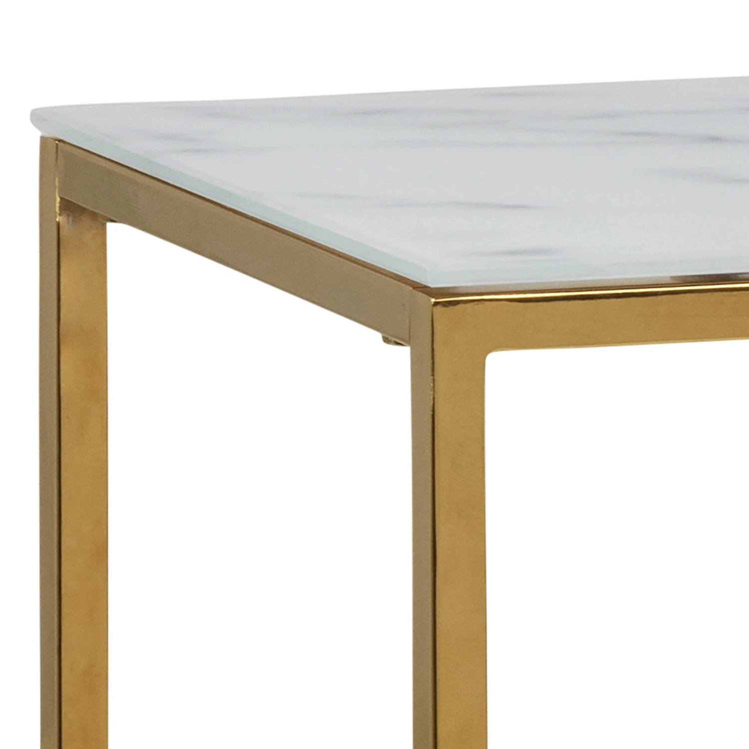 Fredriks Regal Katori I - Glas / Metall - Marmor Weiß Dekor / Gold 7 Fredriks Regal Katori I - Glas / Metall - Marmor Weiß Dekor / Gold – Bild 5