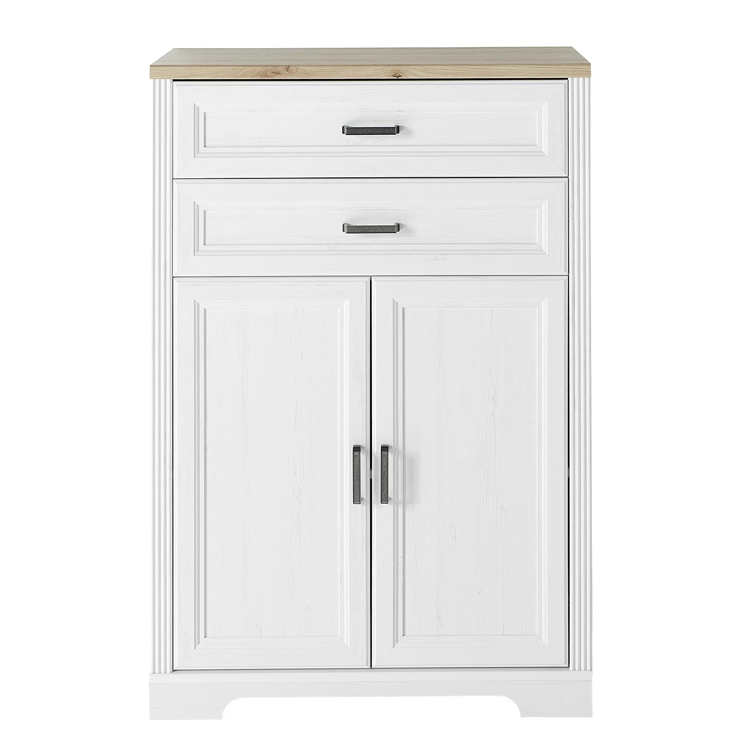 Ridgevalley Schrankwand Jasmund II (3-teilig) - Pinie Weiß Dekor / Eiche Artisan Dekor 7 Ridgevalley Schrankwand Jasmund II (3-teilig) - Pinie Weiß Dekor / Eiche Artisan Dekor – Bild 5