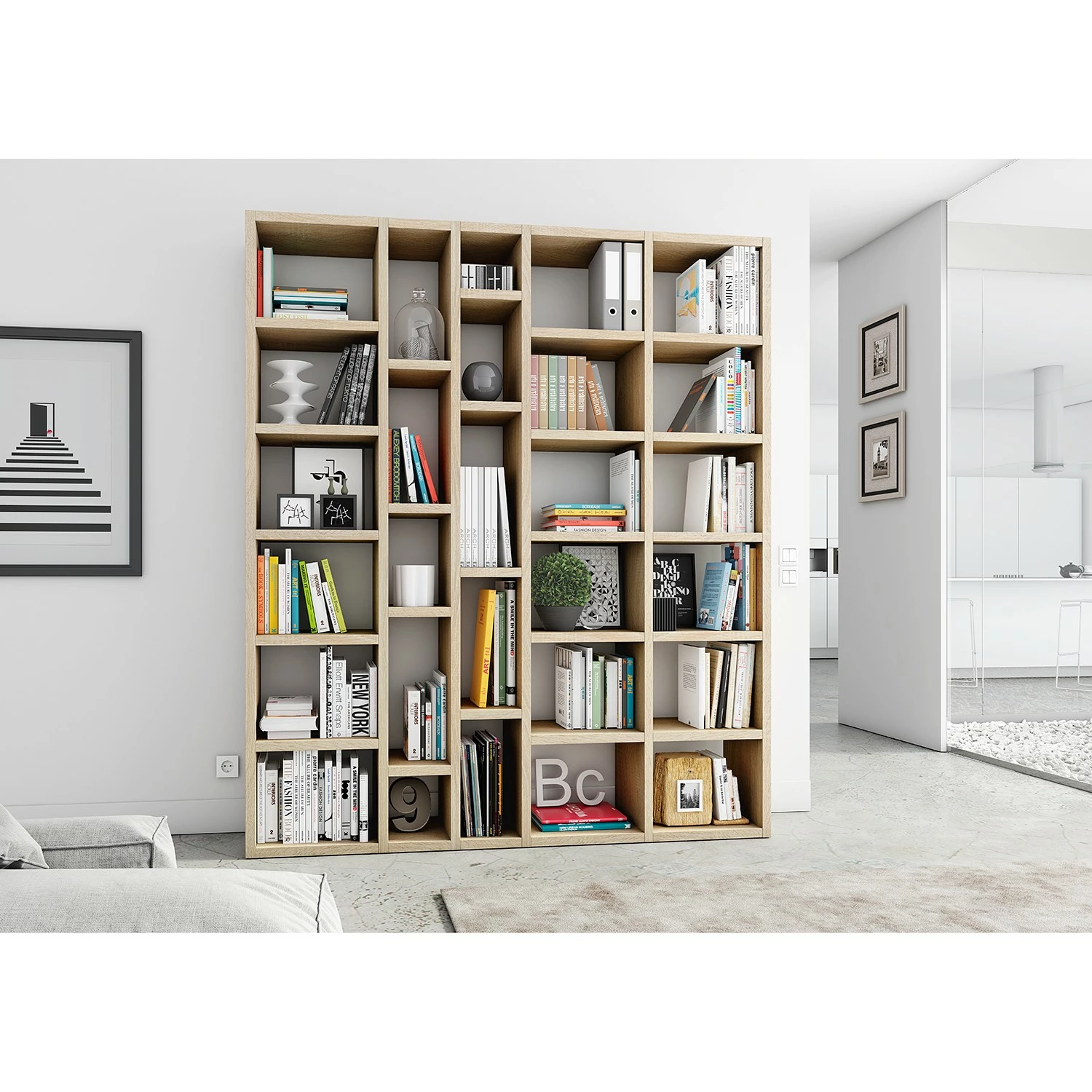 Loftscape Regal Emporior XVIII - Eiche Sonoma Dekor 4 Loftscape Regal Emporior XVIII - Eiche Sonoma Dekor – Bild 2