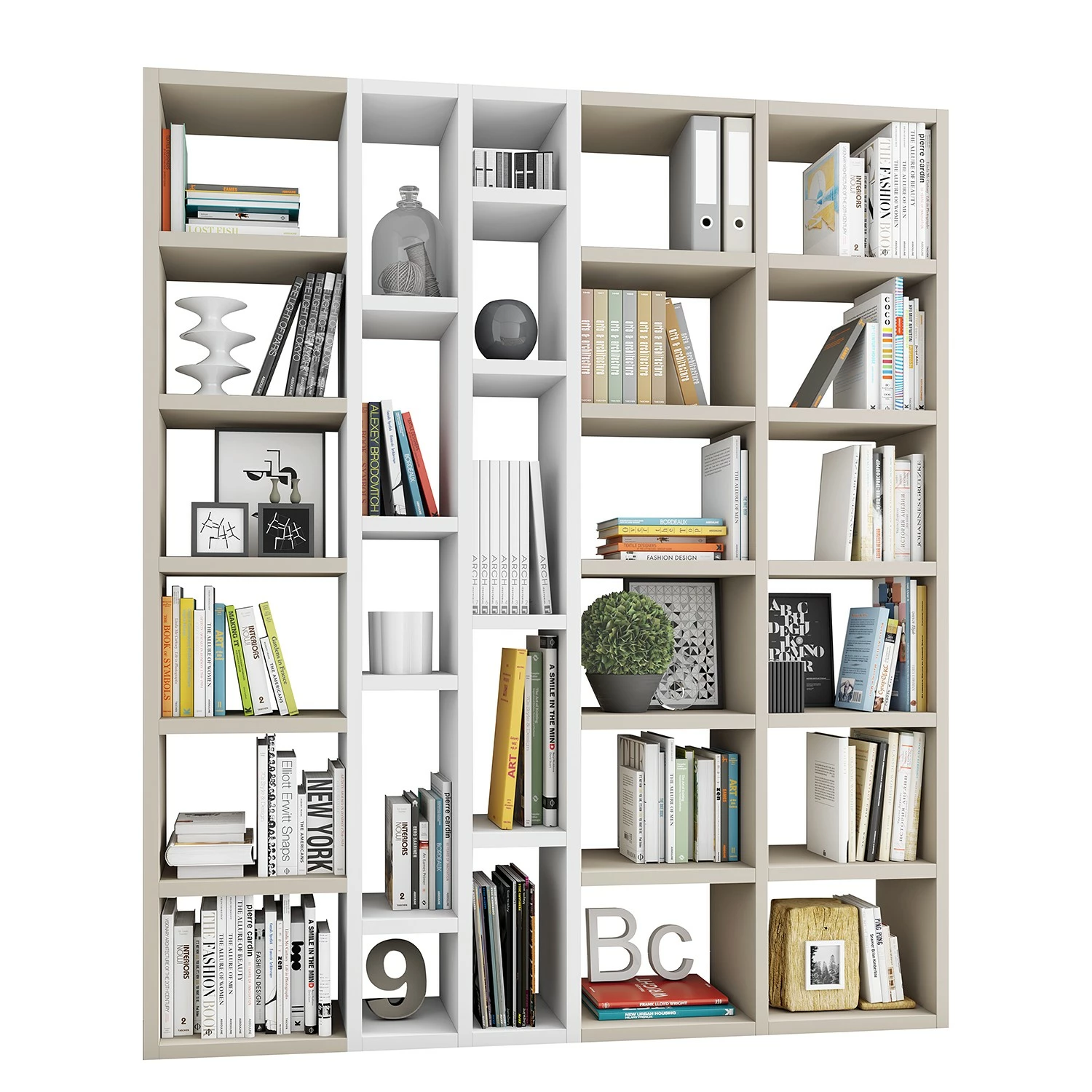 Loftscape Regal Emporior XIX - Matt Hellbeige / Cremeweiß 3 Loftscape Regal Emporior XIX - Matt Hellbeige / Cremeweiß