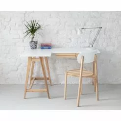 Mørteens Eckschreibtisch Ophelia - Weiß - Breite: 135 cm - Schublade rechts -Büromöbel Verkäufe 1000332519 220211 021 MOOD DETAILS P000000001000332519 mood