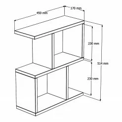 Loftscape Regal Isorana II - Walnuss Hell Dekor -Büromöbel Verkäufe 1000333635 220302 500 SKETCH DETAILS P000000001000333635 sketch