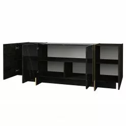 Loftscape Sideboard Vidal - Marmor Schwarz Dekor / Gold -Büromöbel Verkäufe 1000333728 220302 031 DETAILS P000000001000333728