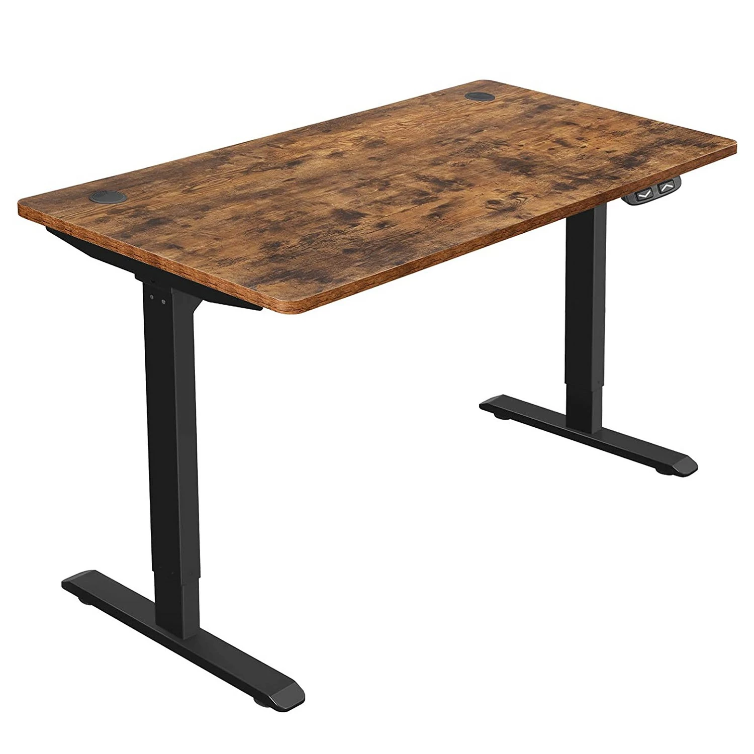 Fredriks Schreibtisch Viana - (Höhenverstellbar) - Altholz Dekor - Breite: 140 cm 3 Fredriks Schreibtisch Viana - (Höhenverstellbar) - Altholz Dekor - Breite: 140 cm