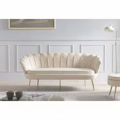 Norrwood Sofa Ralemo (3-Sitzer) - Samt - Creme 11 Norrwood Sofa Ralemo (3-Sitzer) - Samt - Creme -Büromöbel Verkäufe 1000339537 220329 021 MOOD DETAILS P000000001000339537 mood