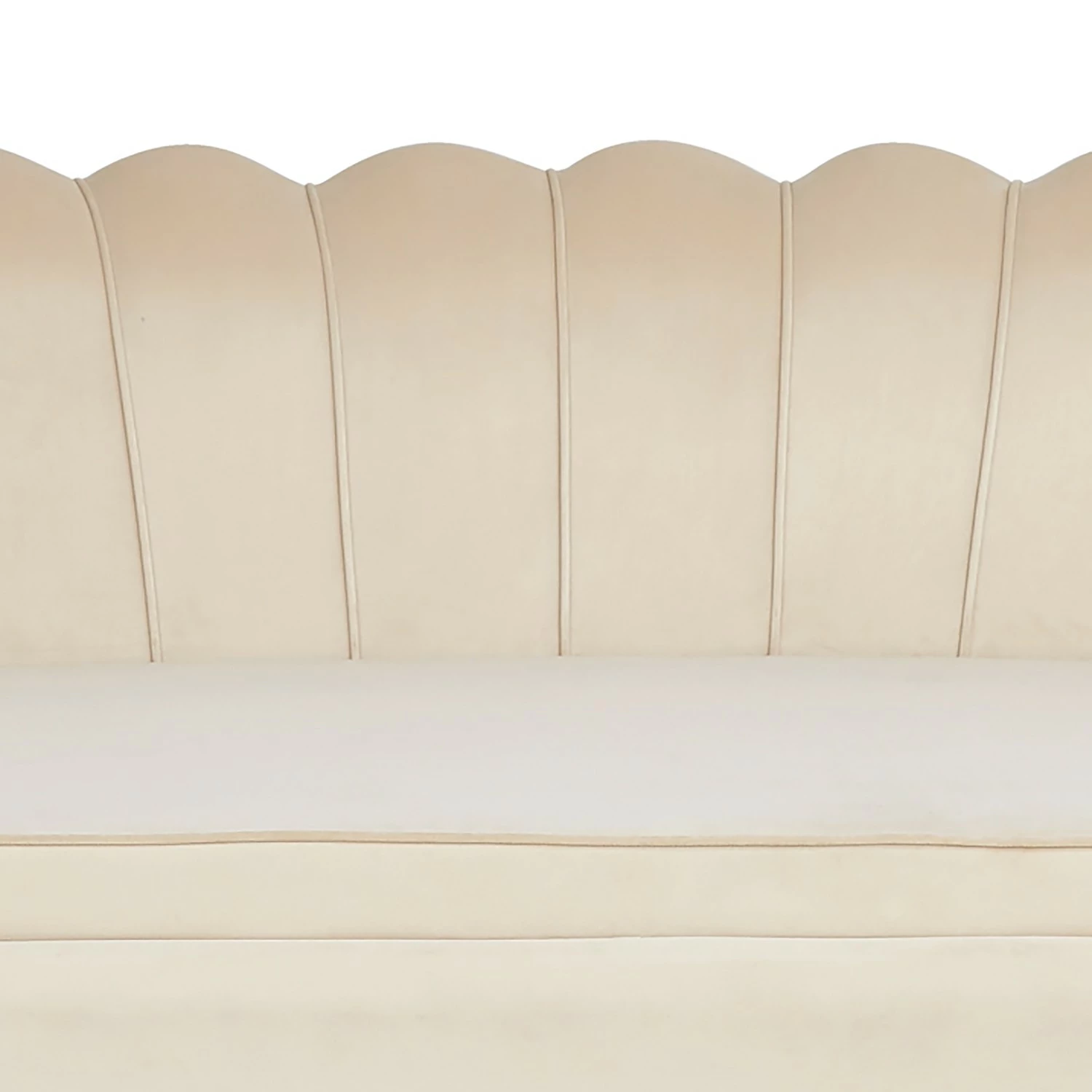 Norrwood Sofa Ralemo (3-Sitzer) - Samt - Creme 8 Norrwood Sofa Ralemo (3-Sitzer) - Samt - Creme – Bild 7
