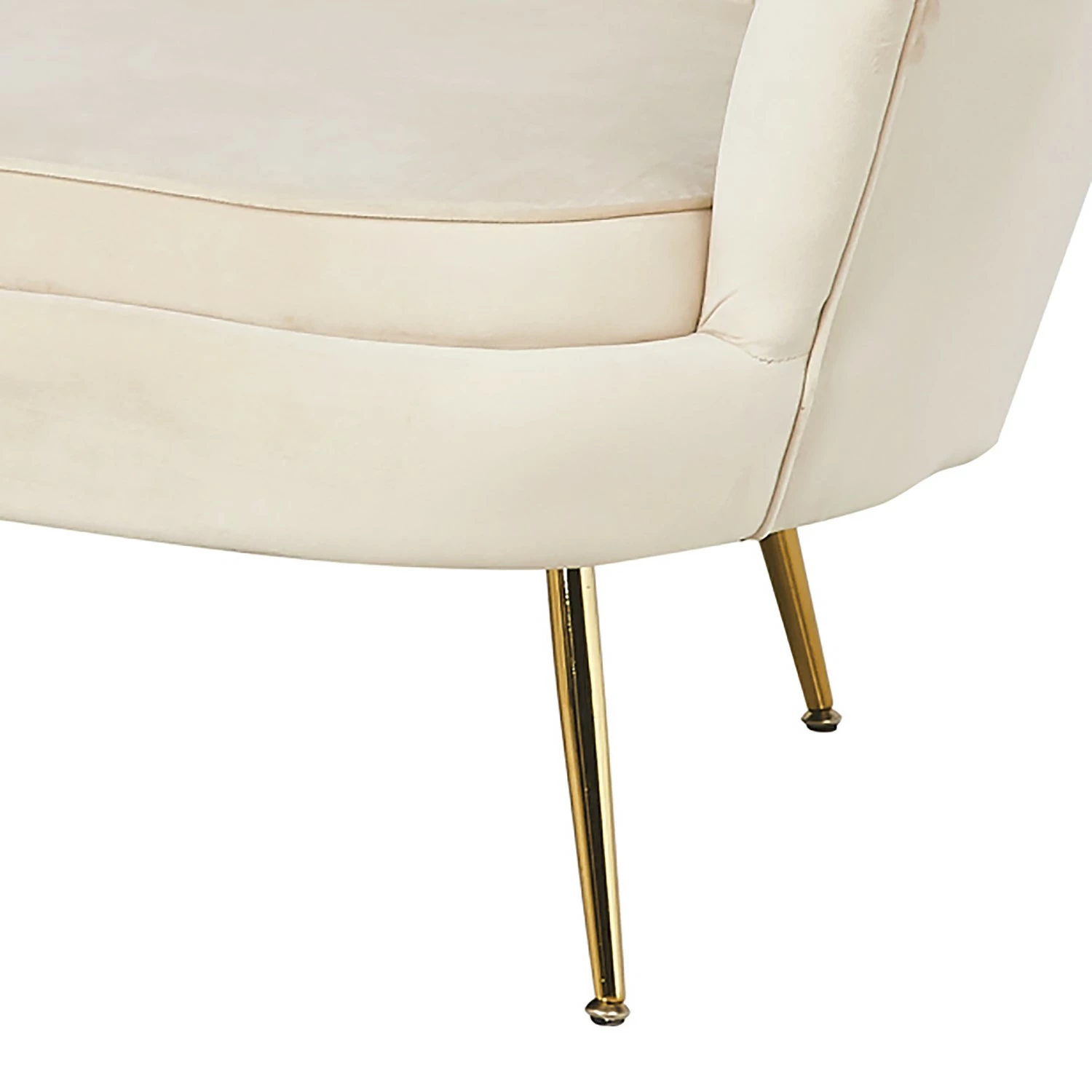 Norrwood Sofa Ralemo (3-Sitzer) - Samt - Creme 9 Norrwood Sofa Ralemo (3-Sitzer) - Samt - Creme – Bild 8