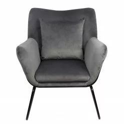 Norrwood Relaxsessel Tizio - Samt - Grau 12 Norrwood Relaxsessel Tizio - Samt - Grau -Büromöbel Verkäufe 1000339564 220329 030 DETAILS P000000001000339564