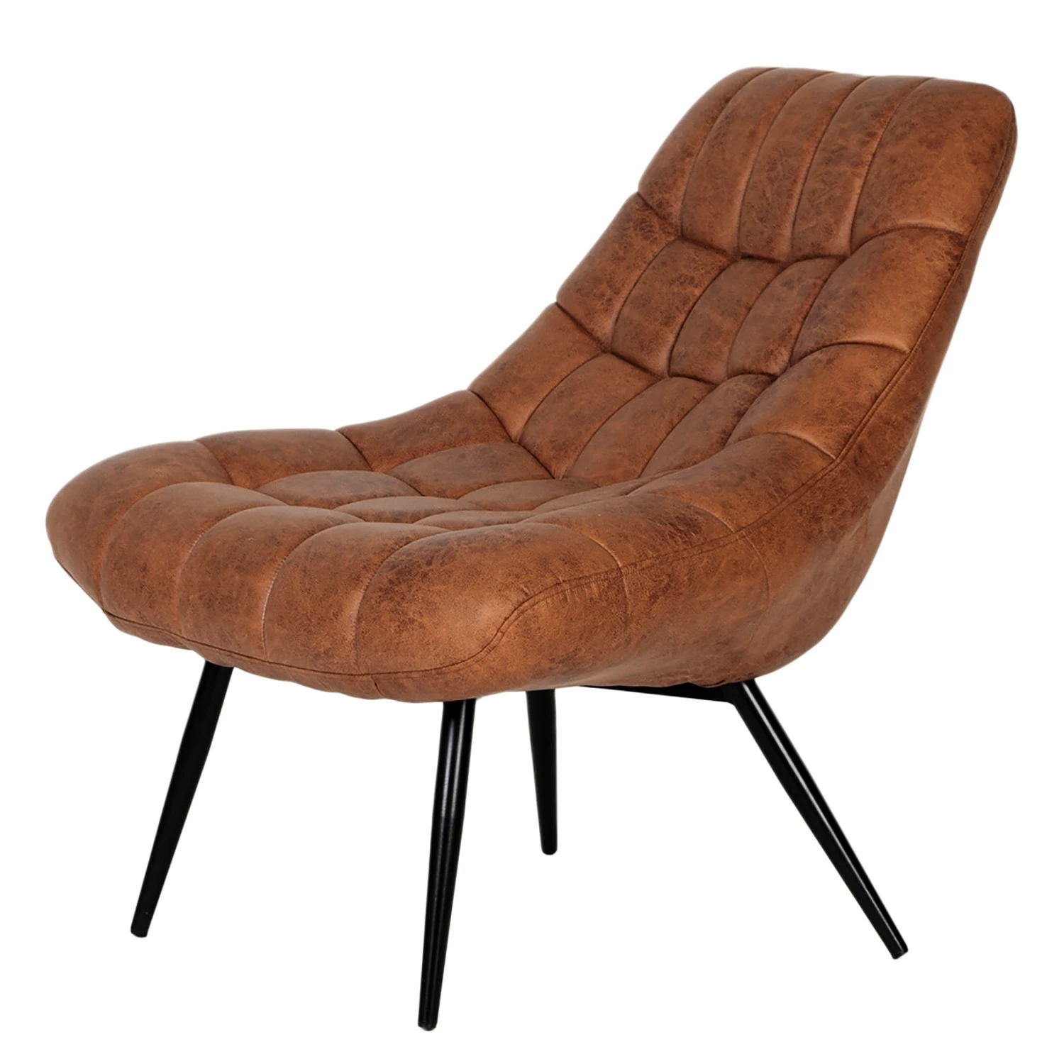 Norrwood XXL Sessel Topaz - Kunstleder - Hellbraun 3 Norrwood XXL Sessel Topaz - Kunstleder - Hellbraun