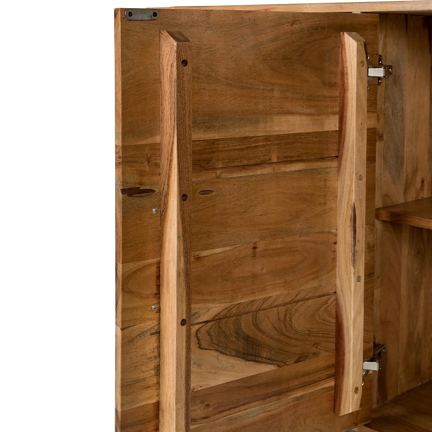 Ars manufacti Sideboard Woodson II - Akazie massiv / Metall - Akazie Hellbraun 14 Ars manufacti Sideboard Woodson II - Akazie massiv / Metall - Akazie Hellbraun – Bild 12