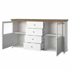 Ridgevalley Sideboard Emmanuela I - Kiefer Weiß Dekor -Büromöbel Verkäufe 1000339993 220317 030 DETAILS P000000001000339993