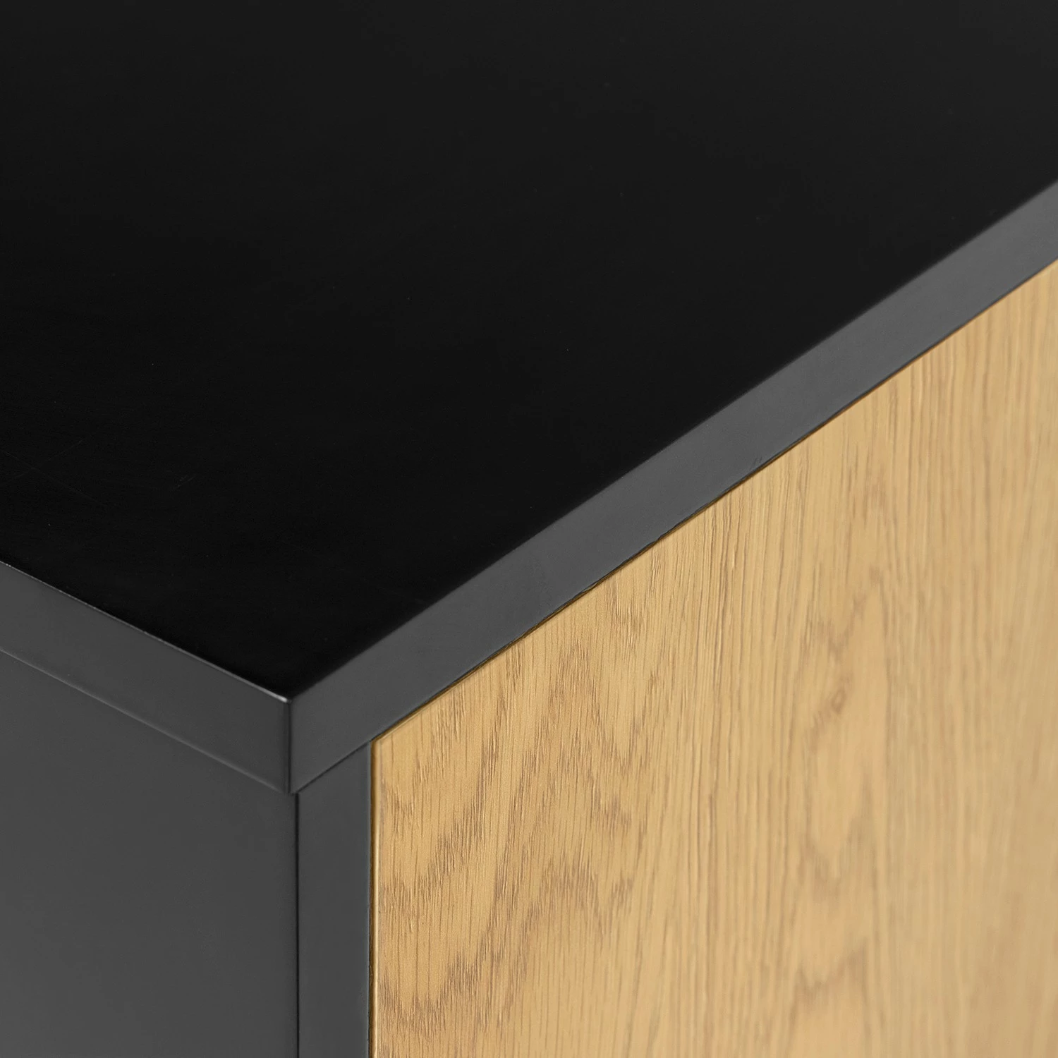 Red Living Sideboard Coogee III - Eiche Dekor / Schwarz 10 Red Living Sideboard Coogee III - Eiche Dekor / Schwarz – Bild 8