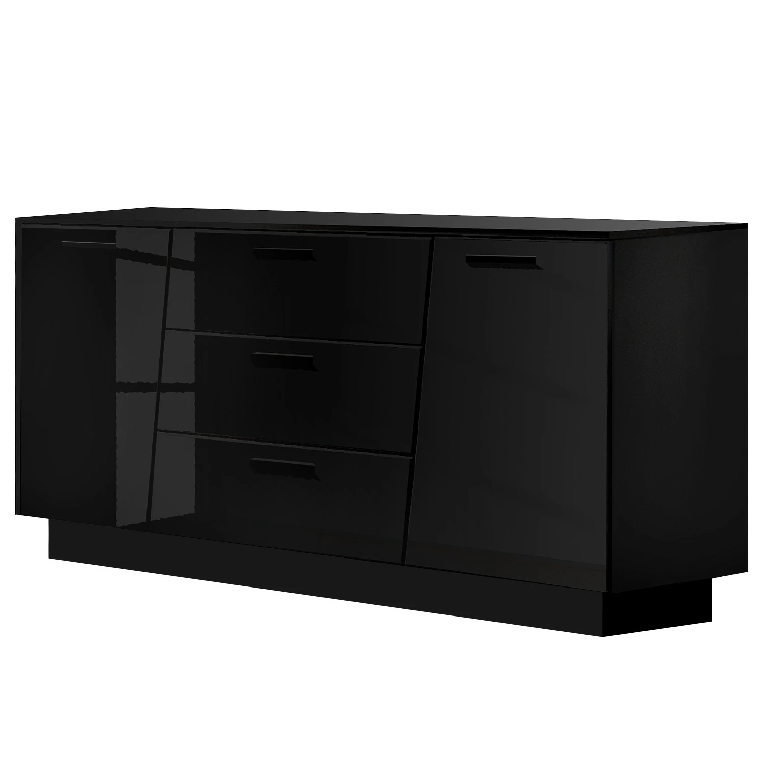 Fredriks Sideboard Reedley - Hochglanz Schwarz 3 Fredriks Sideboard Reedley - Hochglanz Schwarz