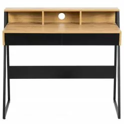 Mørteens Schreibtisch Reims - Wildeiche Dekor / Schwarz -Büromöbel Verkäufe 1000341076 220323 031 DETAILS P000000001000341076