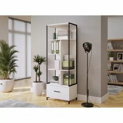 Red Living Büroregal Roslin - Weiß -Büromöbel Verkäufe 1000341082 220322 020 MOOD DETAILS P000000001000341082 mood