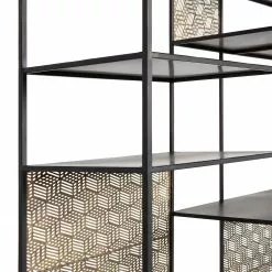 Red Living Regal Quito - Metall - Antik Messing / Schwarz 13 Red Living Regal Quito - Metall - Antik Messing / Schwarz -Büromöbel Verkäufe 1000342095 220401 050 DETAILS P000000001000342095