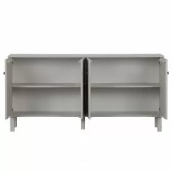 Ridgevalley Sideboard Rimas - Pinie massiv - Hellgrau -Büromöbel Verkäufe 1000342118 220401 030 DETAILS P000000001000342118