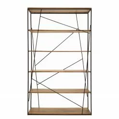 Tom Tailor Regal Piketon II - Mango massiv / Aluminium - Mango / Schwarz -Büromöbel Verkäufe 1000342413 220325 030 DETAILS P000000001000342413