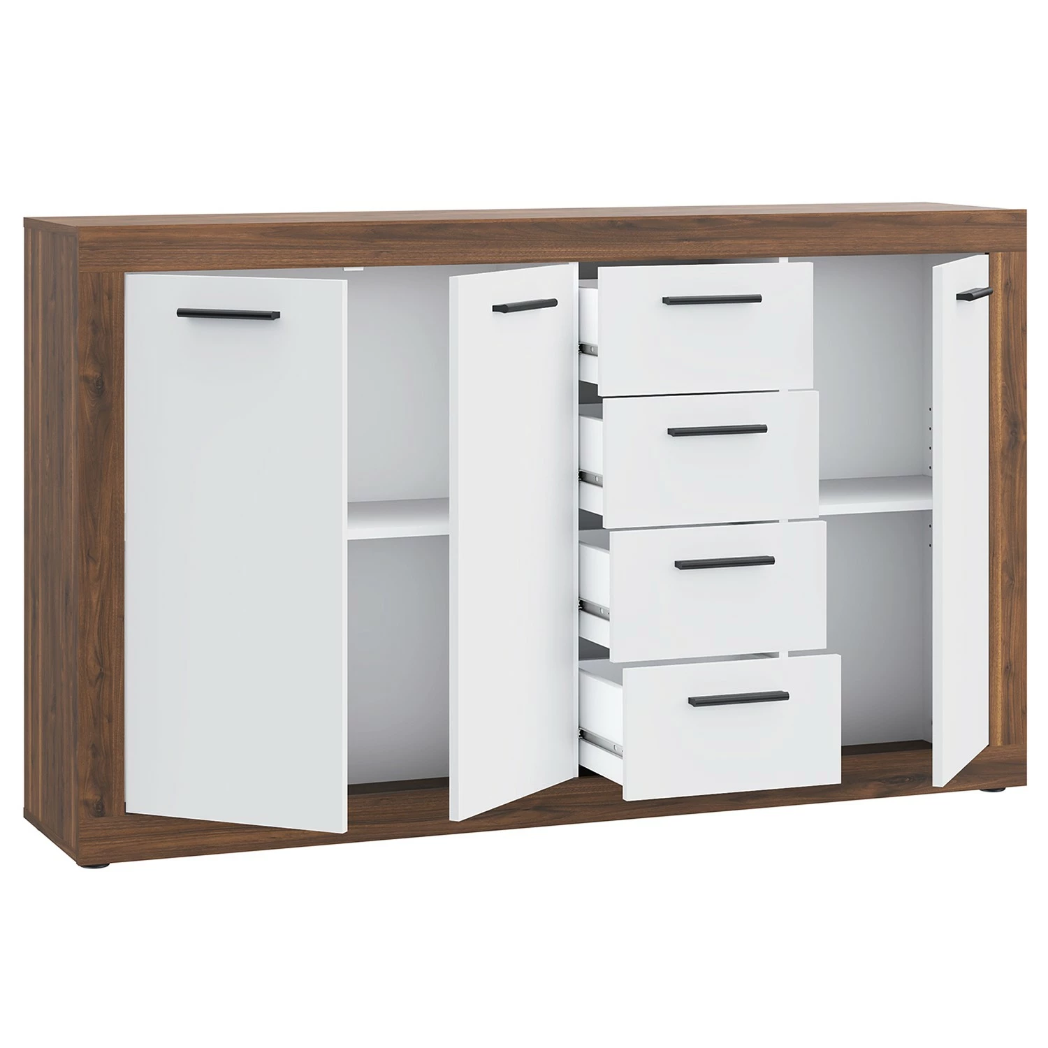 Loftscape Sideboard Ballito I - Walnuss Dekor 7 Loftscape Sideboard Ballito I - Walnuss Dekor – Bild 5