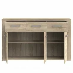 Loftscape Sideboard Parksville - Eiche Sonoma Dekor -Büromöbel Verkäufe 1000342467 220404 032 DETAILS P000000001000342467