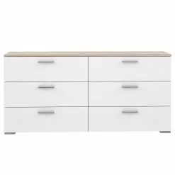 Loftscape Sideboard Perryton - Weiß / Eiche Sonoma Dekor -Büromöbel Verkäufe 1000342469 220404 030 DETAILS P000000001000342469