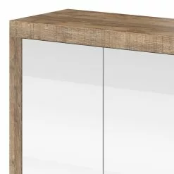 Loftscape Sideboard Shipley II - Hochglanz Weiß / Eiche Dekor - Breite: 180 cm 12 Loftscape Sideboard Shipley II - Hochglanz Weiß / Eiche Dekor - Breite: 180 cm -Büromöbel Verkäufe 1000342828 220412 040 DETAILS P000000001000342828