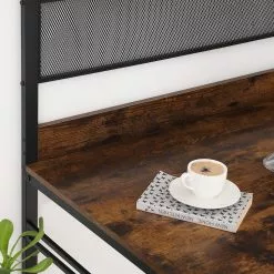 Red Living Schreibtisch Opium - Eiche Rustikal Dekor / Schwarz -Büromöbel Verkäufe 1000342987 220407 040 DETAILS P000000001000342987