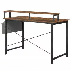 Red Living Schreibtisch Rio - Eiche Rustikal Dekor / Schwarz -Büromöbel Verkäufe 1000343003 220407 030 DETAILS P000000001000343003