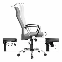 Fredriks Bürostuhl Freezer - Grau -Büromöbel Verkäufe 1000343541 220407 035 DETAILS P000000001000343541