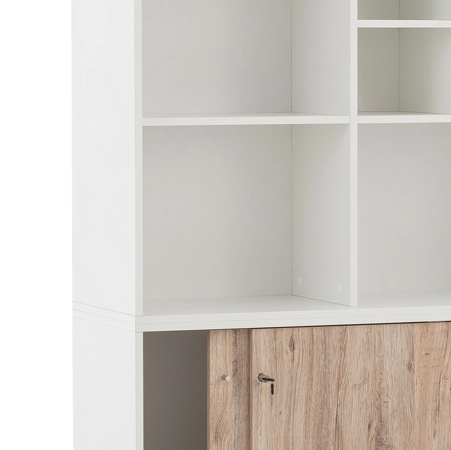 Schildmeyer Aktenschrank Serie 400 U1000R / U1000ST - Wildeiche Dekor / Weiß 7 Schildmeyer Aktenschrank Serie 400 U1000R / U1000ST - Wildeiche Dekor / Weiß – Bild 5