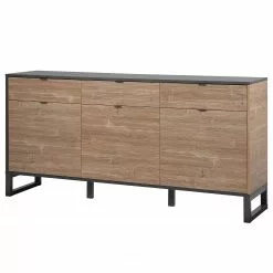 Loftscape Sideboard Mid West I - Bambus Dekor / Anthrazit